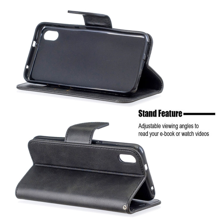 Retro Lambskin Texture Pure Color Horizontal Flip PU Leather Case with Holder & Card Slots & Wallet & Lanyard for Xiaomi Redmi 7A