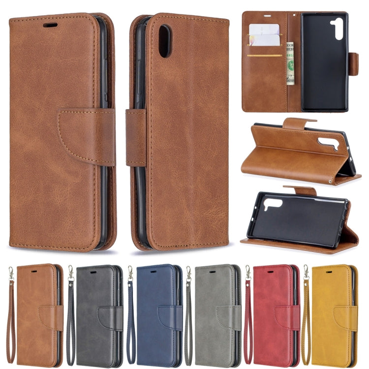 Retro Lambskin Texture Pure Color Horizontal Flip PU Leather Case with Holder & Card Slots & Wallet & Lanyard for Xiaomi Redmi 7A