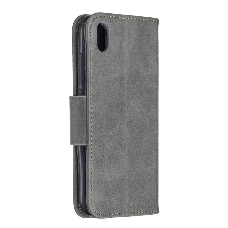 Retro Lambskin Texture Pure Color Horizontal Flip PU Leather Case with Holder & Card Slots & Wallet & Lanyard for Xiaomi Redmi 7A