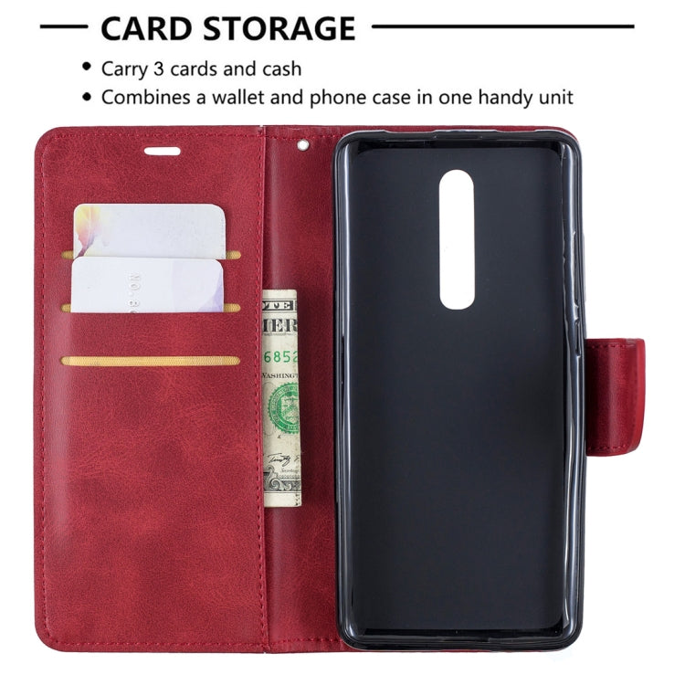 Retro Lambskin Texture Pure Color Horizontal Flip PU Leather Case with Holder & Card Slots & Wallet & Lanyard for Xiaomi Redmi K20