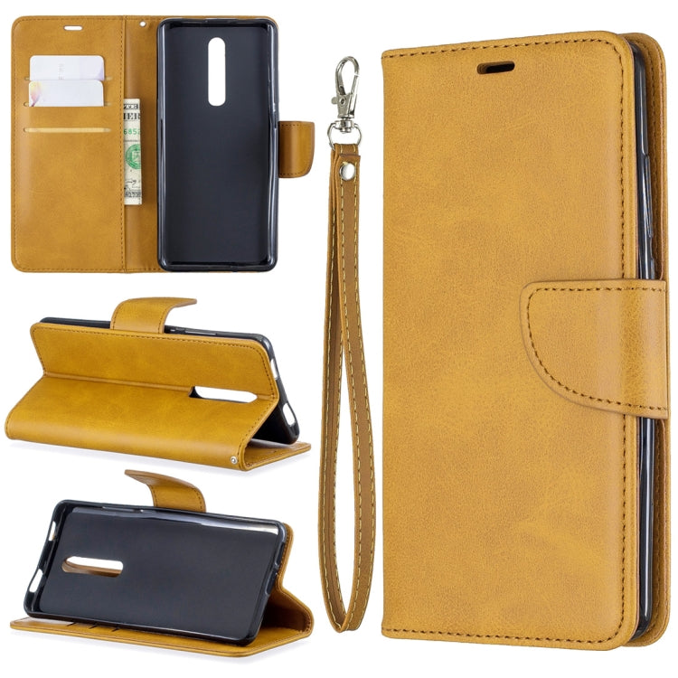 Retro Lambskin Texture Pure Color Horizontal Flip PU Leather Case with Holder & Card Slots & Wallet & Lanyard for Xiaomi Redmi K20