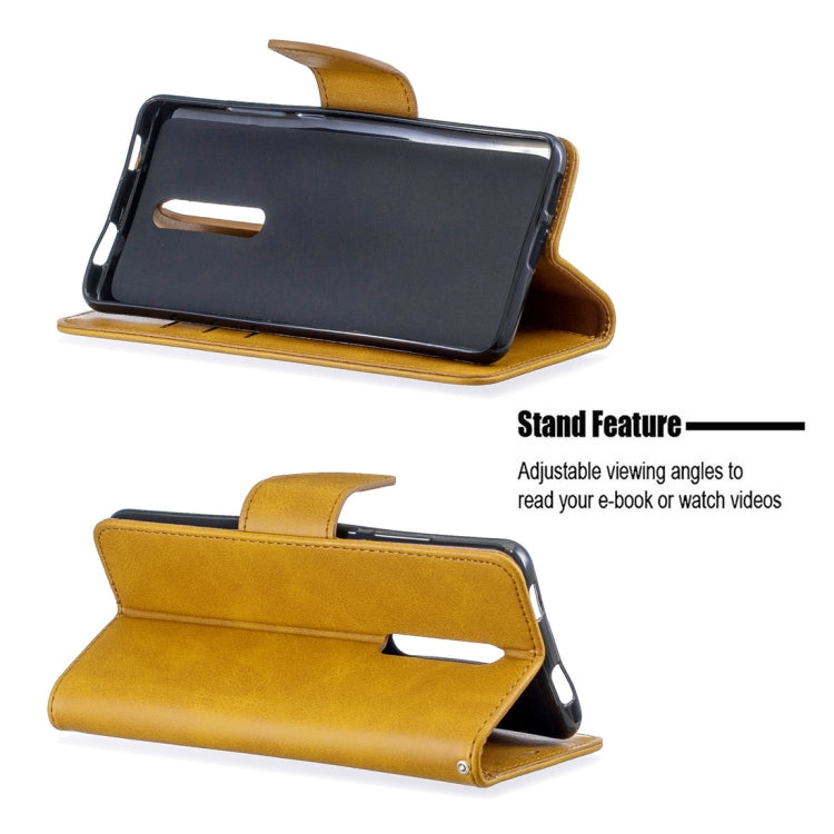 Retro Lambskin Texture Pure Color Horizontal Flip PU Leather Case with Holder & Card Slots & Wallet & Lanyard for Xiaomi Redmi K20