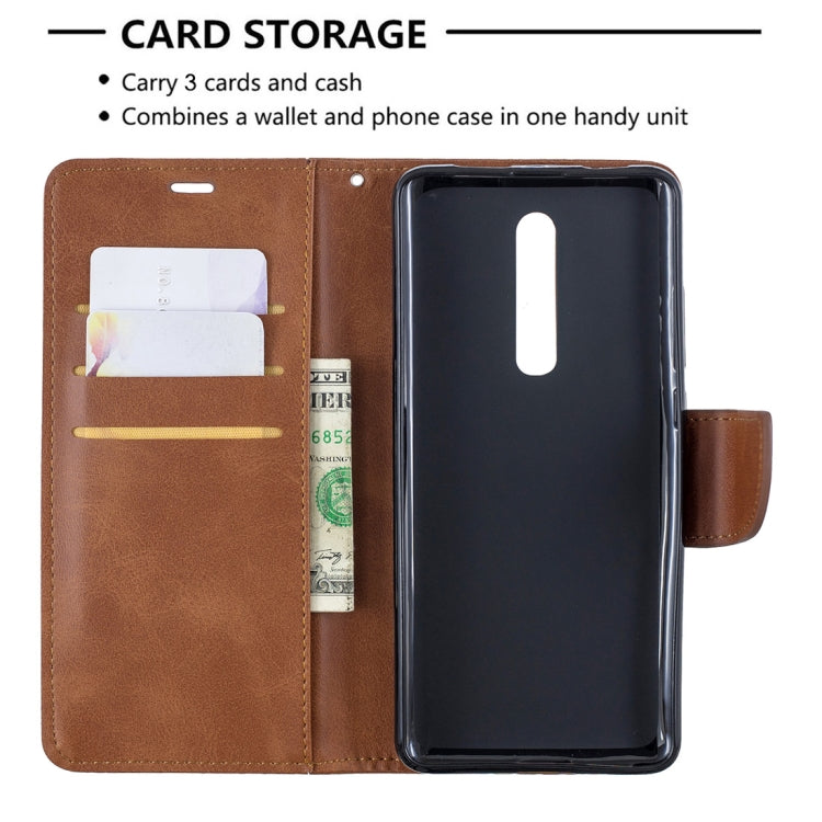 Retro Lambskin Texture Pure Color Horizontal Flip PU Leather Case with Holder & Card Slots & Wallet & Lanyard for Xiaomi Redmi K20