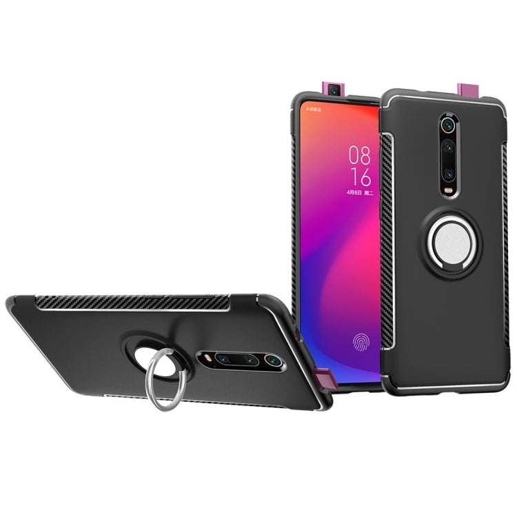 Magnetic 360 Degrees Rotation Ring Armor Phone Protective Case for Xiaomi Redmi K20