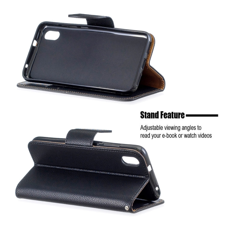 Litchi Texture Pure Color Horizontal Flip PU Leather Case with Holder & Card Slots & Wallet & Lanyard for Xiaomi Redmi 7A