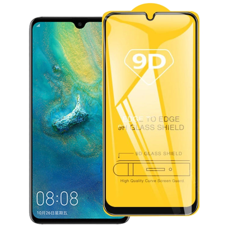 9D Full Glue Full Screen Tempered Glass Film For Huawei P30 Lite