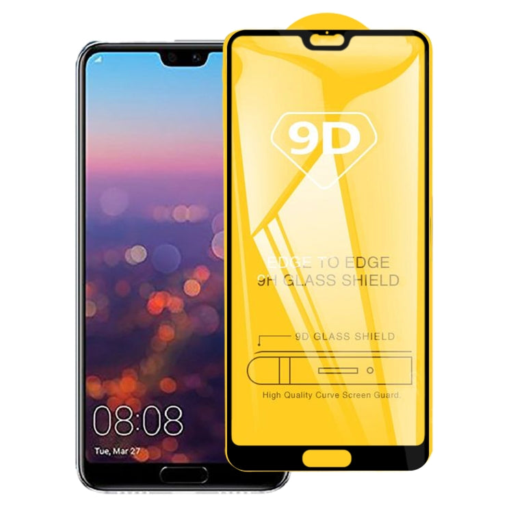 9D Full Glue Full Screen Tempered Glass Film For Huawei P20 Pro