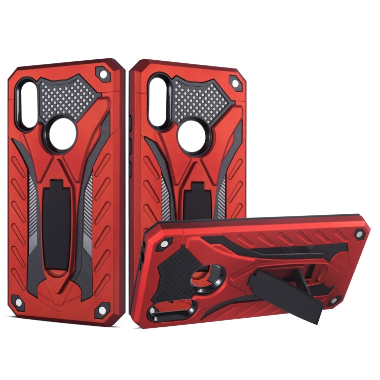 Shockproof TPU + PC Protective Case with Holder For Xiaomi Redmi 7