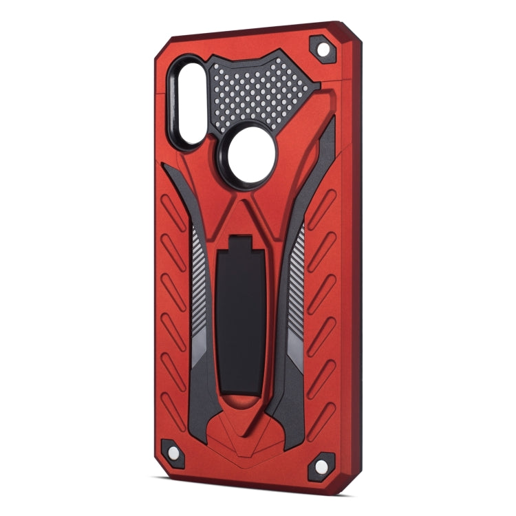 Shockproof TPU + PC Protective Case with Holder For Xiaomi Redmi 7