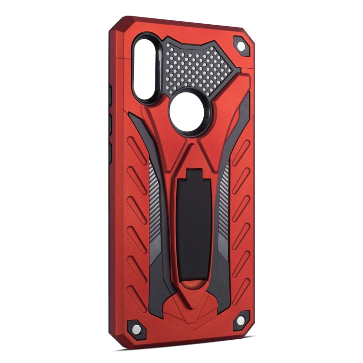 Shockproof TPU + PC Protective Case with Holder For Xiaomi Redmi 7