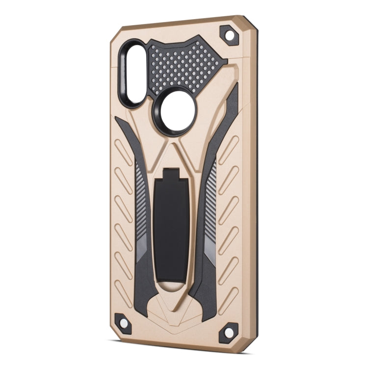 Shockproof TPU + PC Protective Case with Holder For Xiaomi Redmi 7