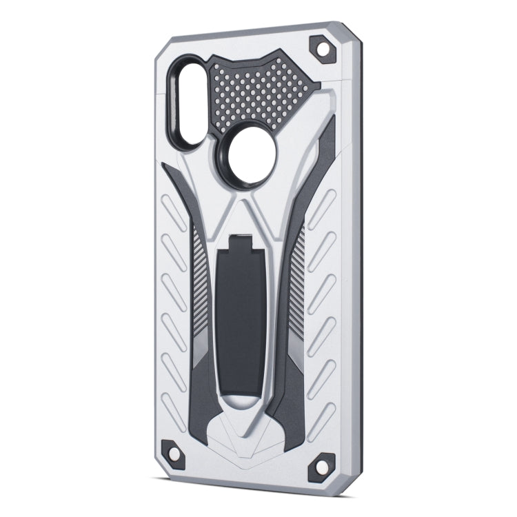 Shockproof TPU + PC Protective Case with Holder For Xiaomi Redmi 7