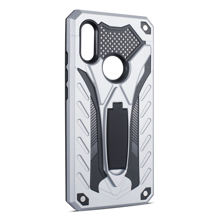 Shockproof TPU + PC Protective Case with Holder For Xiaomi Redmi 7