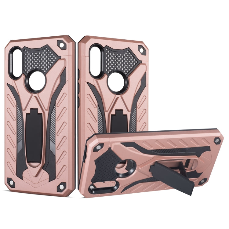 Shockproof TPU + PC Protective Case with Holder For Xiaomi Redmi 7