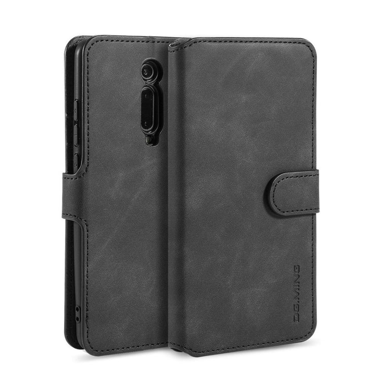 DG.MING Retro Oil Side Horizontal Flip Case with Holder & Card Slots & Wallet for Xiaomi Redmi K20 / K20 Pro / Mi 9T