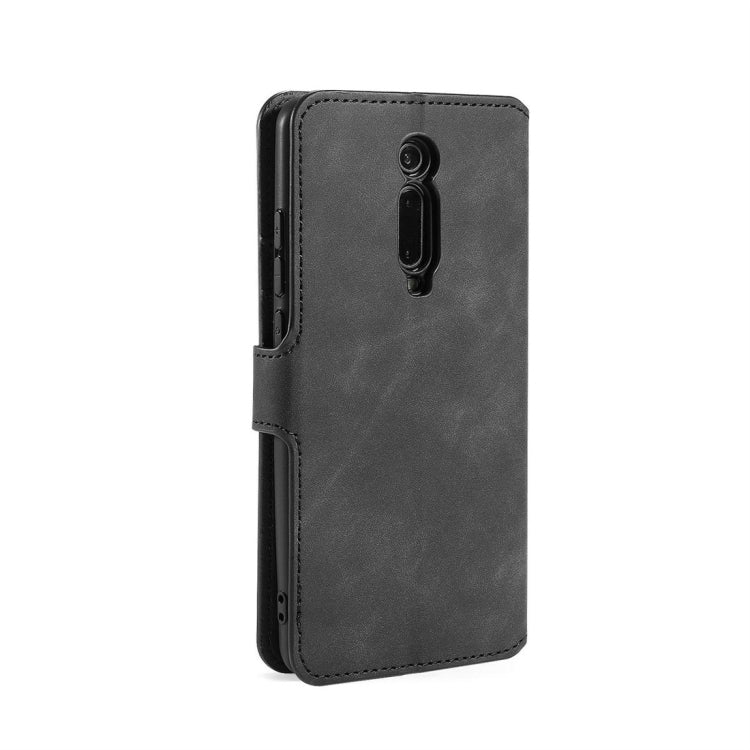 DG.MING Retro Oil Side Horizontal Flip Case with Holder & Card Slots & Wallet for Xiaomi Redmi K20 / K20 Pro / Mi 9T