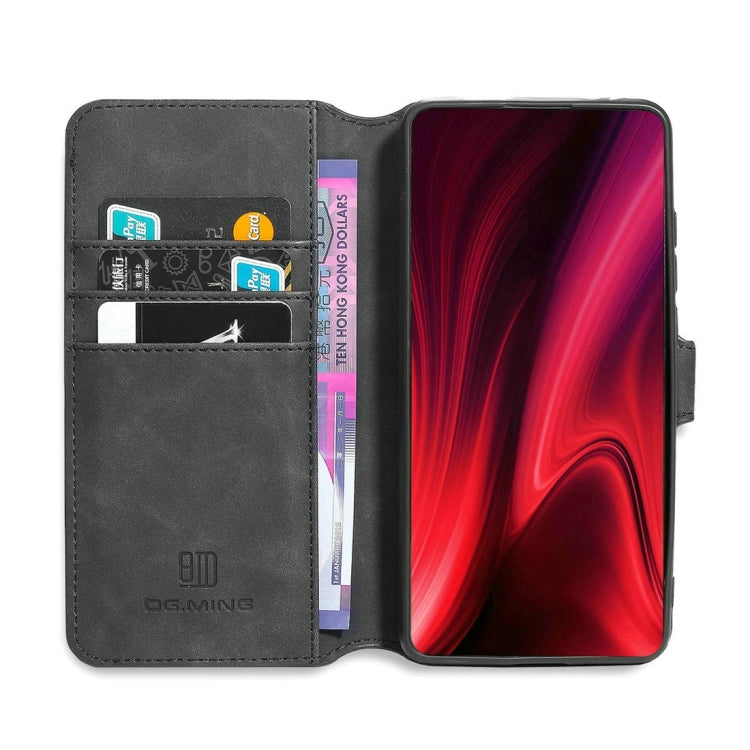 DG.MING Retro Oil Side Horizontal Flip Case with Holder & Card Slots & Wallet for Xiaomi Redmi K20 / K20 Pro / Mi 9T