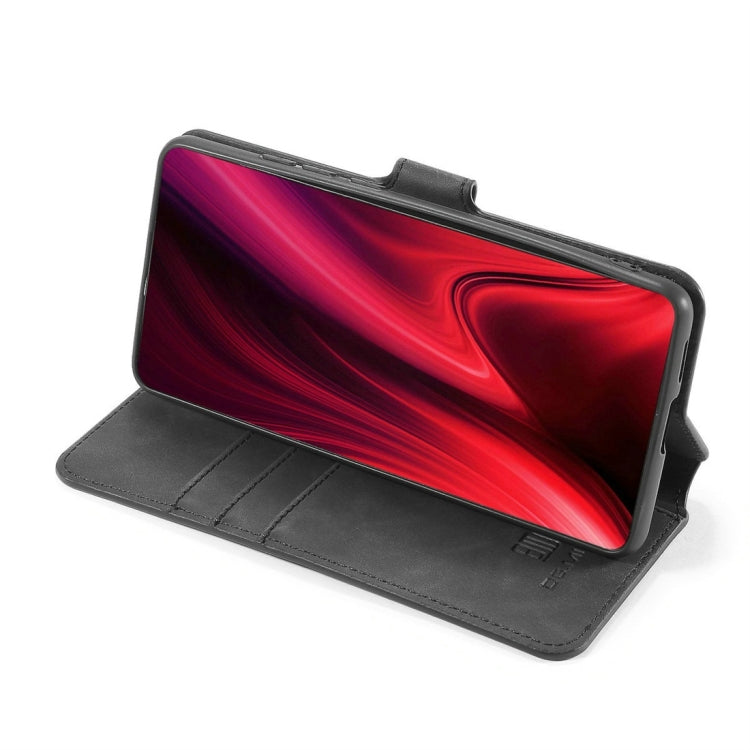 DG.MING Retro Oil Side Horizontal Flip Case with Holder & Card Slots & Wallet for Xiaomi Redmi K20 / K20 Pro / Mi 9T