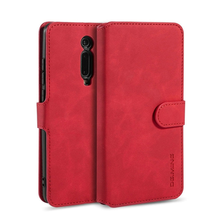 DG.MING Retro Oil Side Horizontal Flip Case with Holder & Card Slots & Wallet for Xiaomi Redmi K20 / K20 Pro / Mi 9T