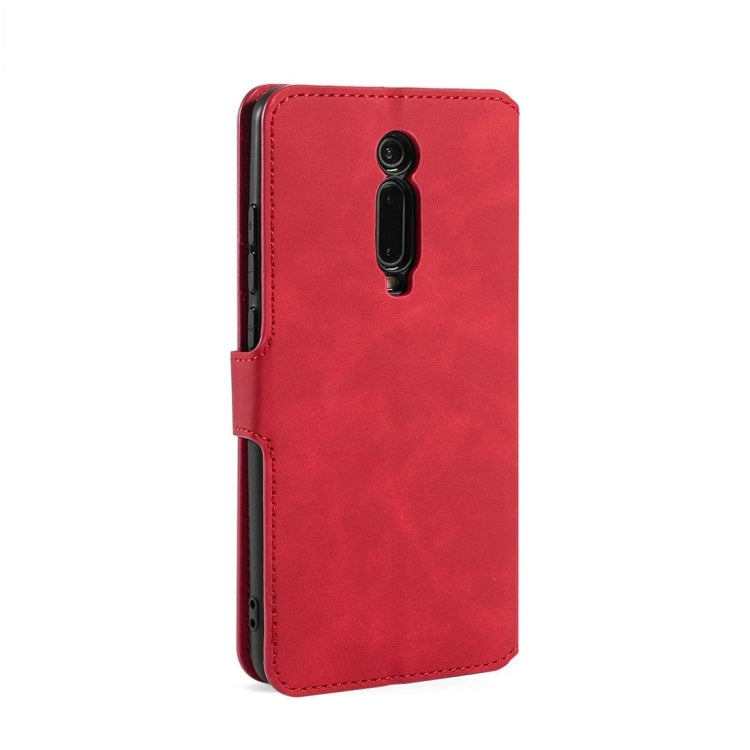 DG.MING Retro Oil Side Horizontal Flip Case with Holder & Card Slots & Wallet for Xiaomi Redmi K20 / K20 Pro / Mi 9T