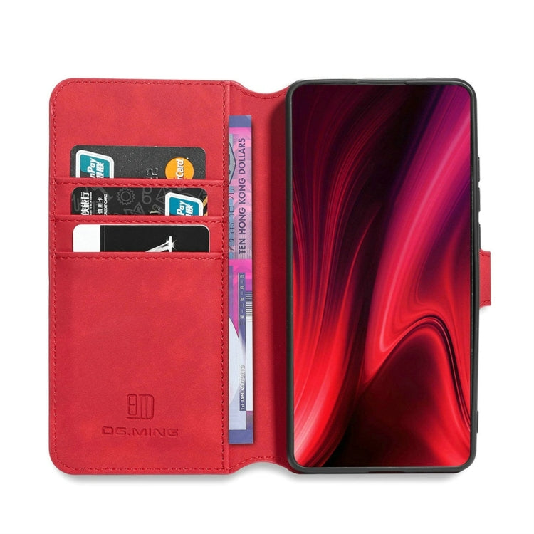 DG.MING Retro Oil Side Horizontal Flip Case with Holder & Card Slots & Wallet for Xiaomi Redmi K20 / K20 Pro / Mi 9T