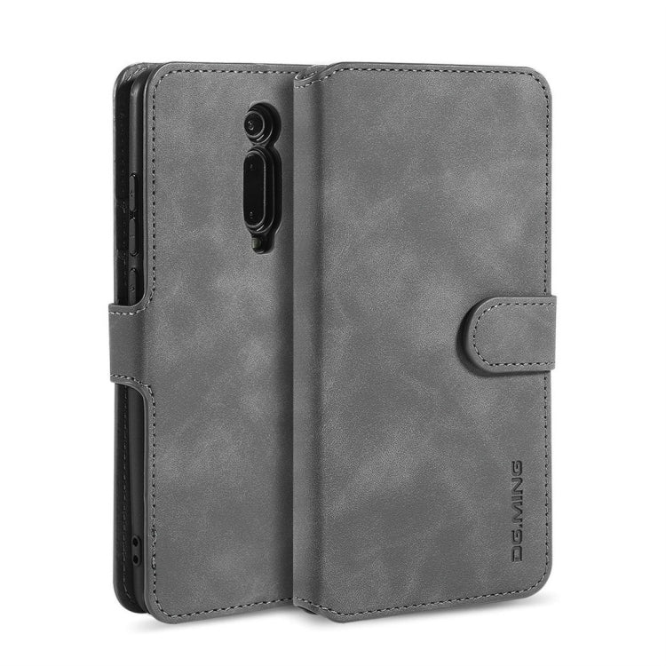 DG.MING Retro Oil Side Horizontal Flip Case with Holder & Card Slots & Wallet for Xiaomi Redmi K20 / K20 Pro / Mi 9T