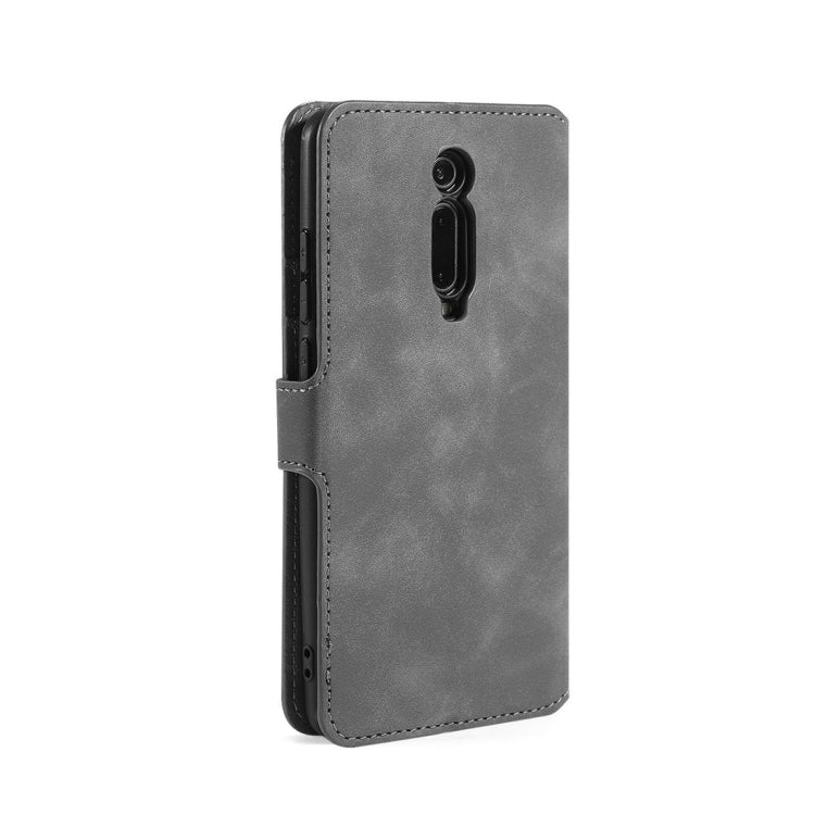 DG.MING Retro Oil Side Horizontal Flip Case with Holder & Card Slots & Wallet for Xiaomi Redmi K20 / K20 Pro / Mi 9T