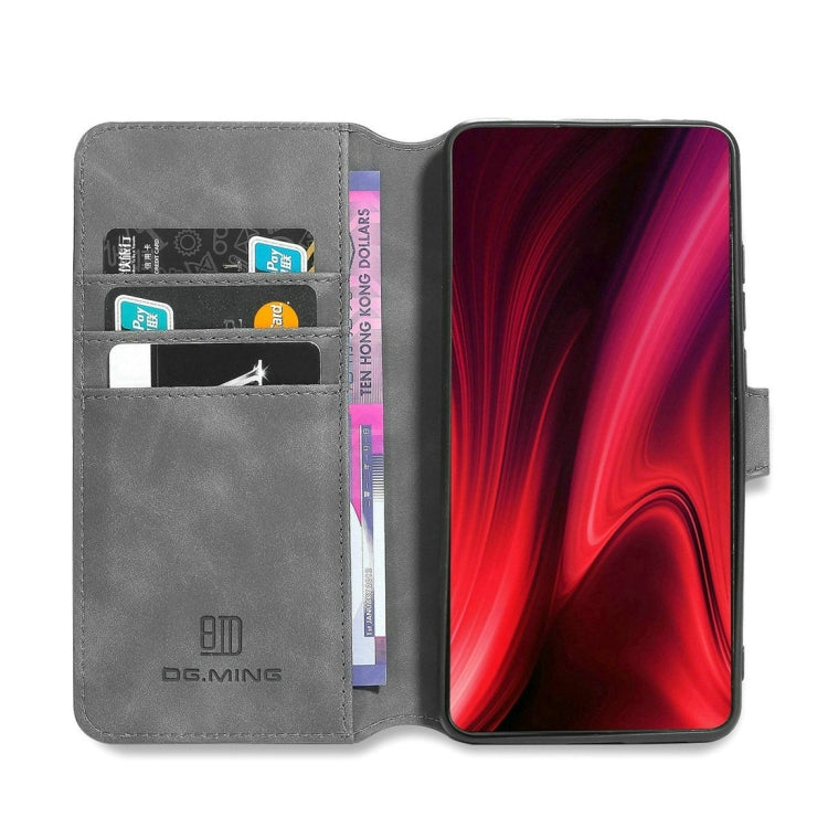 DG.MING Retro Oil Side Horizontal Flip Case with Holder & Card Slots & Wallet for Xiaomi Redmi K20 / K20 Pro / Mi 9T
