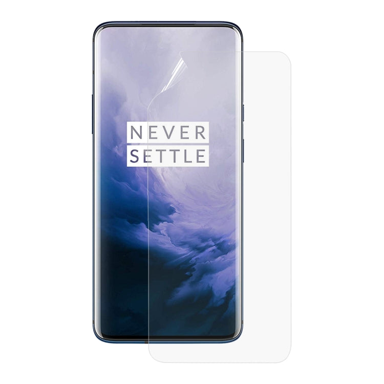 25 PCS Soft Hydrogel Film Full Cover Front Protector with Alcohol Cotton + Scratch Card for OnePlus 7