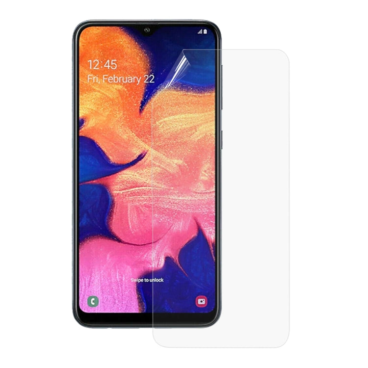 25 PCS Soft Hydrogel Film Full Cover Front Protector with Alcohol Cotton + Scratch Card for Galaxy A10