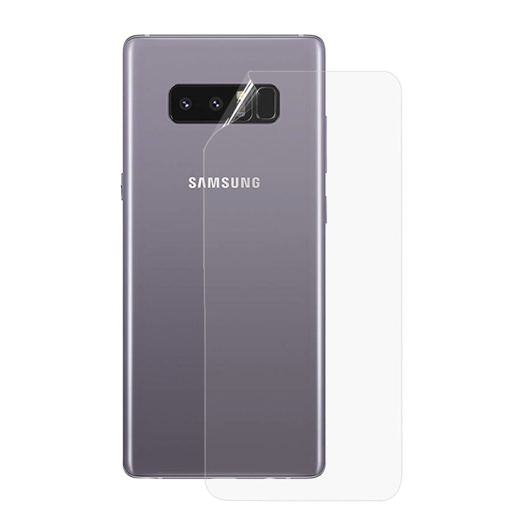 25 PCS Soft Hydrogel Film Full Cover Back Protector with Alcohol Cotton + Scratch Card for Galaxy Note 8