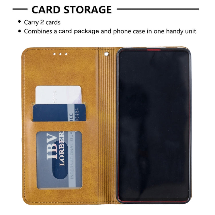 Rhombus Texture Horizontal Flip Magnetic Leather Case with Holder & Card Slots