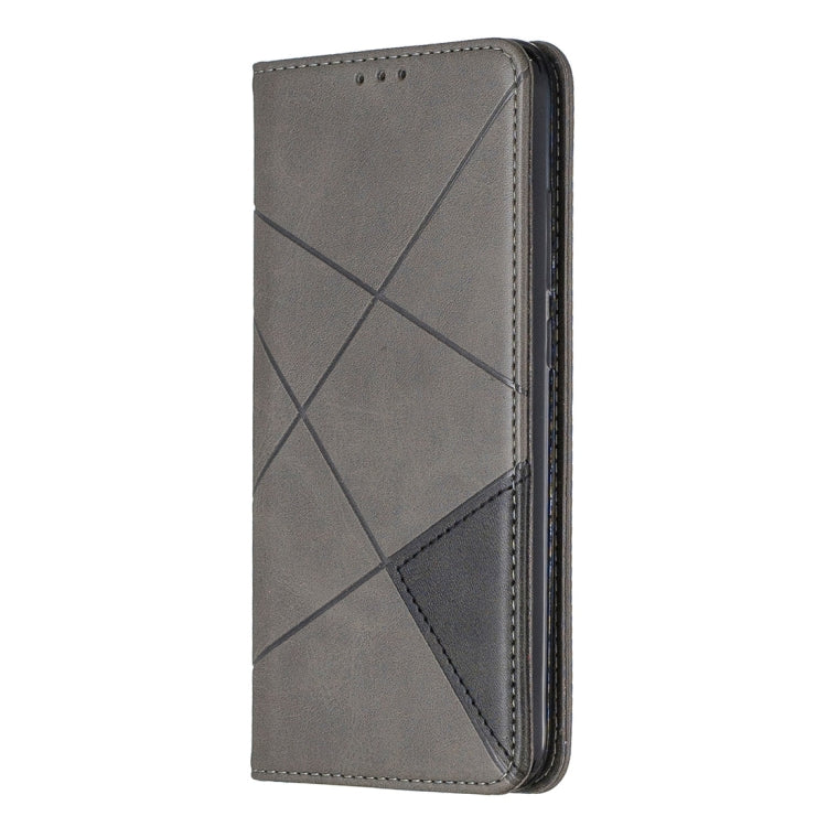 Rhombus Texture Horizontal Flip Magnetic Leather Case with Holder & Card Slots For Xiaomi Redmi Note 7