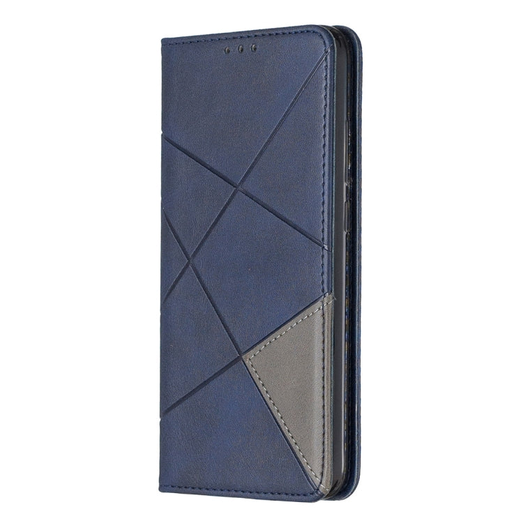 Rhombus Texture Horizontal Flip Magnetic Leather Case with Holder & Card Slots For Xiaomi Redmi Note 7