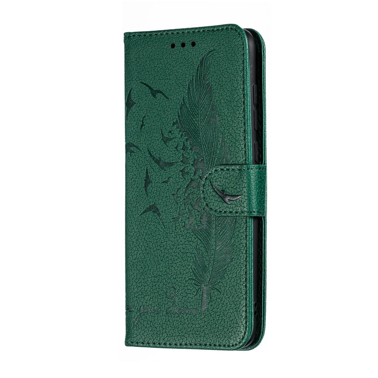 Feather Pattern Litchi Texture Horizontal Flip Leather Case with Wallet & Holder & Card Slots For Xiaomi Mi 9