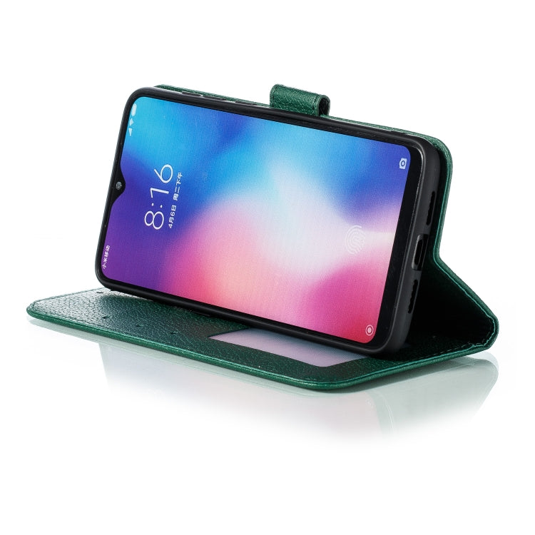 Feather Pattern Litchi Texture Horizontal Flip Leather Case with Wallet & Holder & Card Slots For Xiaomi Mi 9