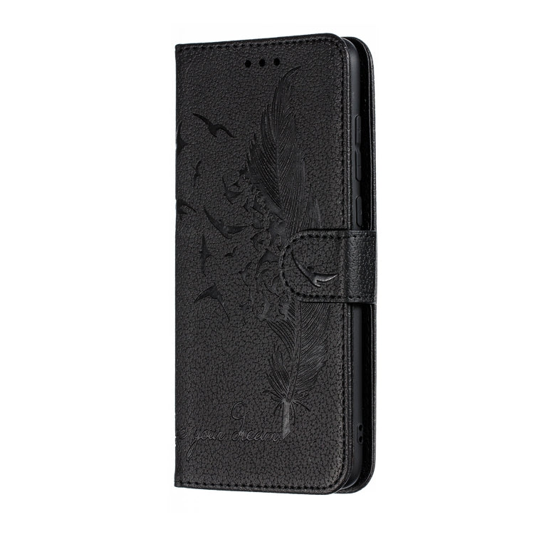 Feather Pattern Litchi Texture Horizontal Flip Leather Case with Wallet & Holder & Card Slots For Xiaomi Mi 9