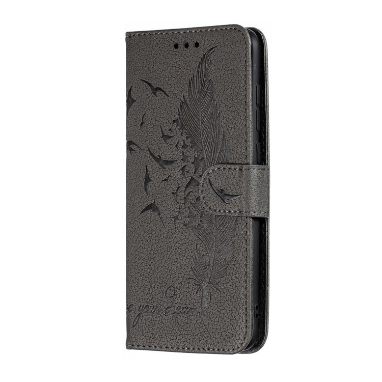 Feather Pattern Litchi Texture Horizontal Flip Leather Case with Wallet & Holder & Card Slots For Xiaomi Mi 9