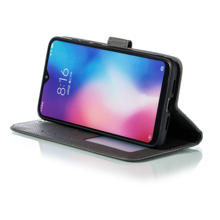 Feather Pattern Litchi Texture Horizontal Flip Leather Case with Wallet & Holder & Card Slots For Xiaomi Mi 9