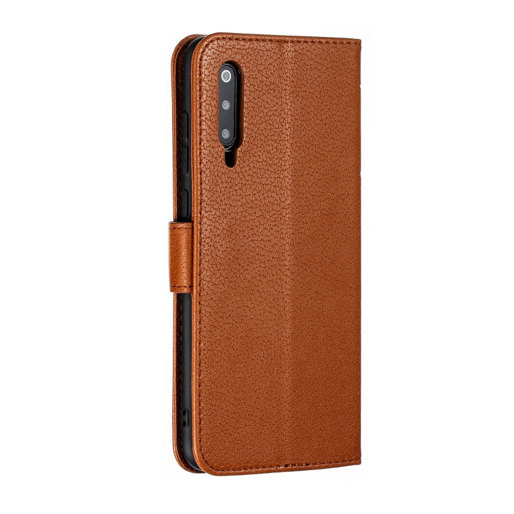 Feather Pattern Litchi Texture Horizontal Flip Leather Case with Wallet & Holder & Card Slots For Xiaomi Mi 9
