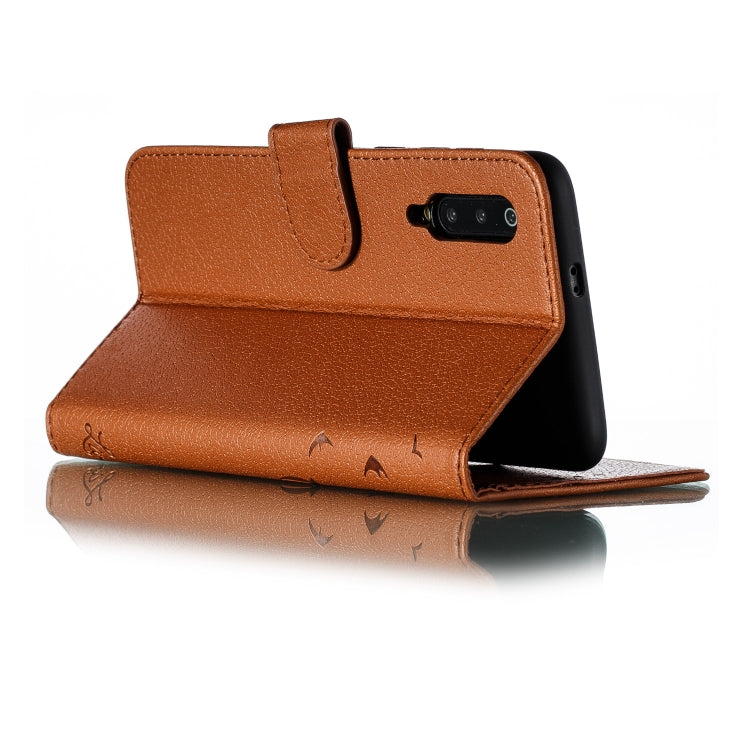 Feather Pattern Litchi Texture Horizontal Flip Leather Case with Wallet & Holder & Card Slots For Xiaomi Mi 9
