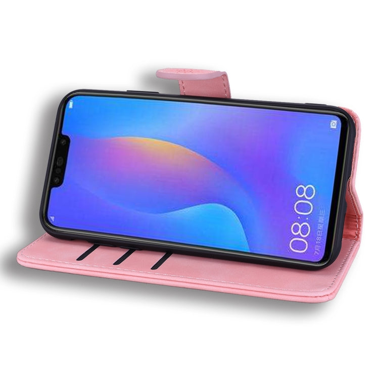 Calf Pattern Double Folding Design Embossed Leather Case with Wallet & Holder & Card Slots for Xiaomi Redmi Note 6 / Note 6 Pro