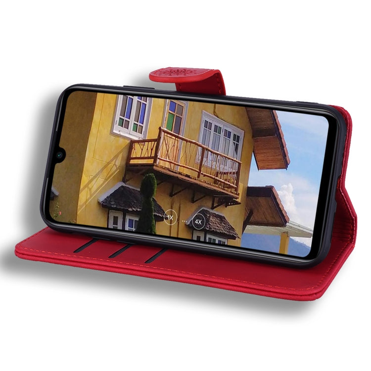 Calf Pattern Double Folding Design Embossed Leather Case with Wallet & Holder & Card Slots for Xiaomi Redmi Note 7 / Note 7 Pro