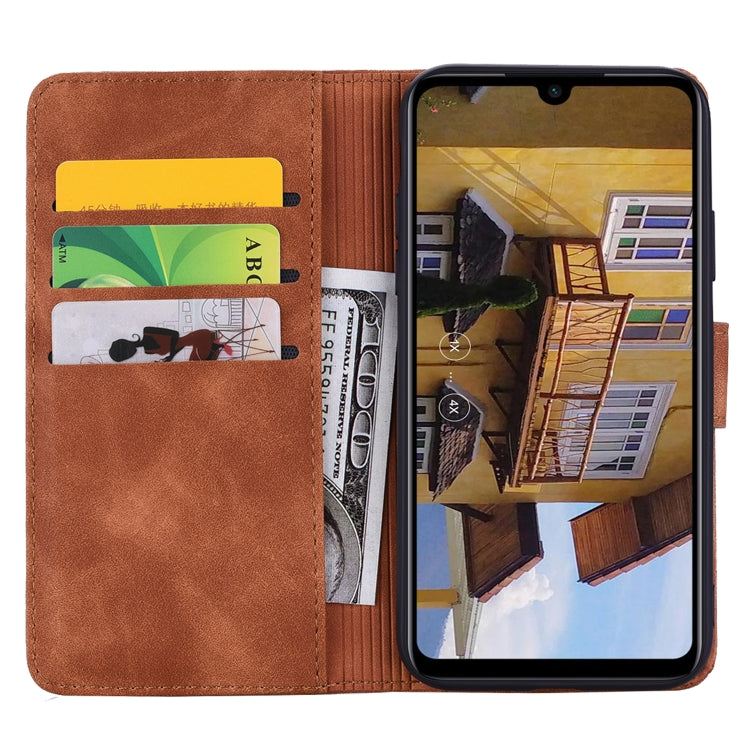 Calf Pattern Double Folding Design Embossed Leather Case with Wallet & Holder & Card Slots for Xiaomi Redmi Note 7 / Note 7 Pro
