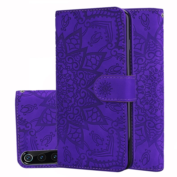 Calf Pattern Double Folding Design Embossed Leather Case with Wallet & Holder & Card Slots for Xiaomi Mi 9