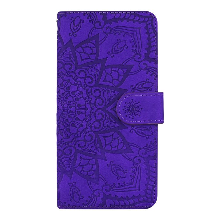 Calf Pattern Double Folding Design Embossed Leather Case with Wallet & Holder & Card Slots for Xiaomi Mi 9