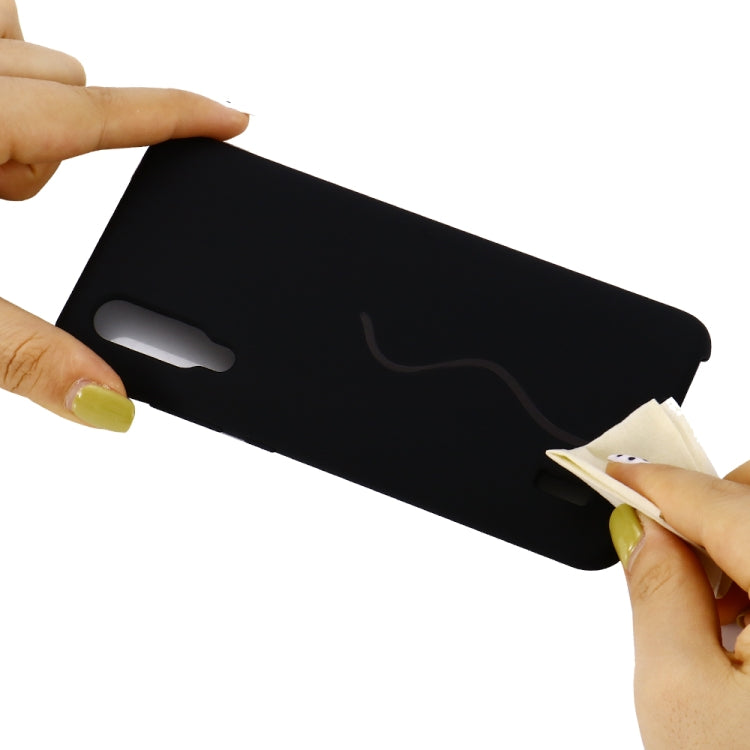 Solid Color Liquid Silicone Shockproof Coverage Case For Xiaomi Mi CC9e