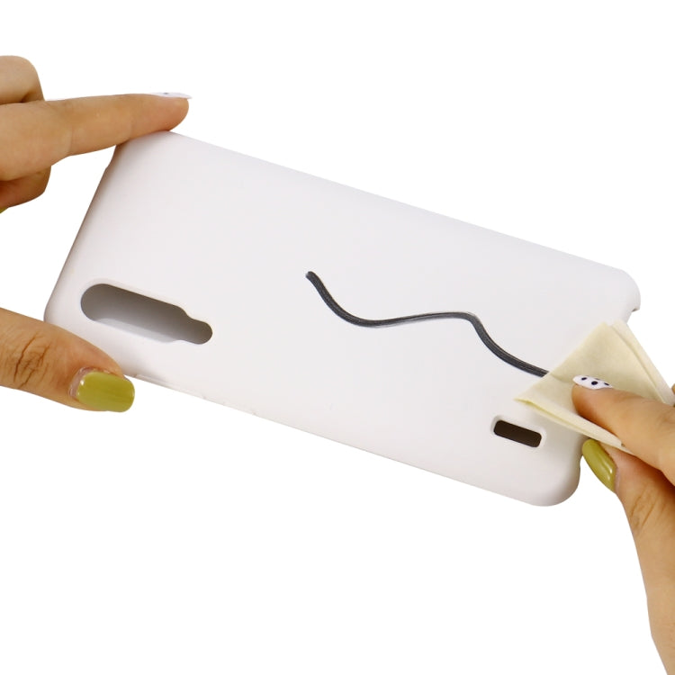 Solid Color Liquid Silicone Shockproof Coverage Case For Xiaomi Mi CC9e