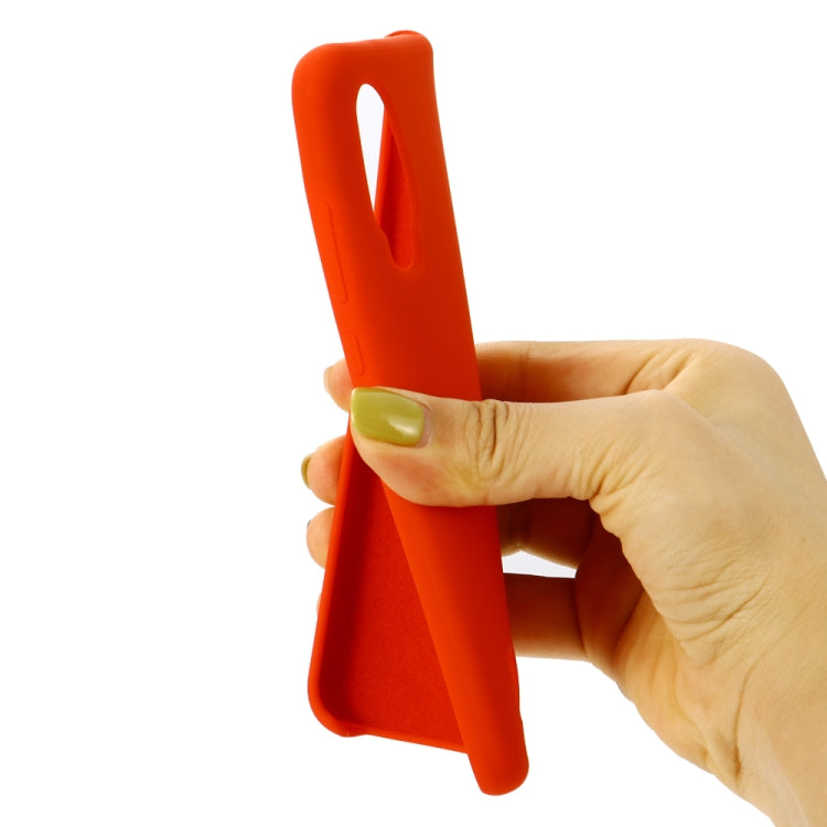 Solid Color Liquid Silicone Shockproof Coverage Case For Xiaomi Mi CC9e