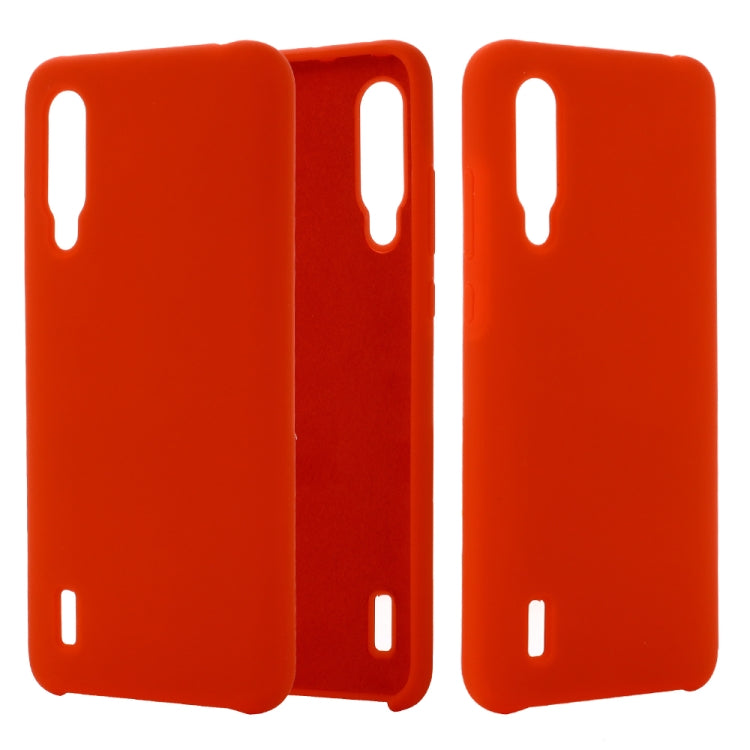 Solid Color Liquid Silicone Shockproof Coverage Case For Xiaomi Mi CC9e